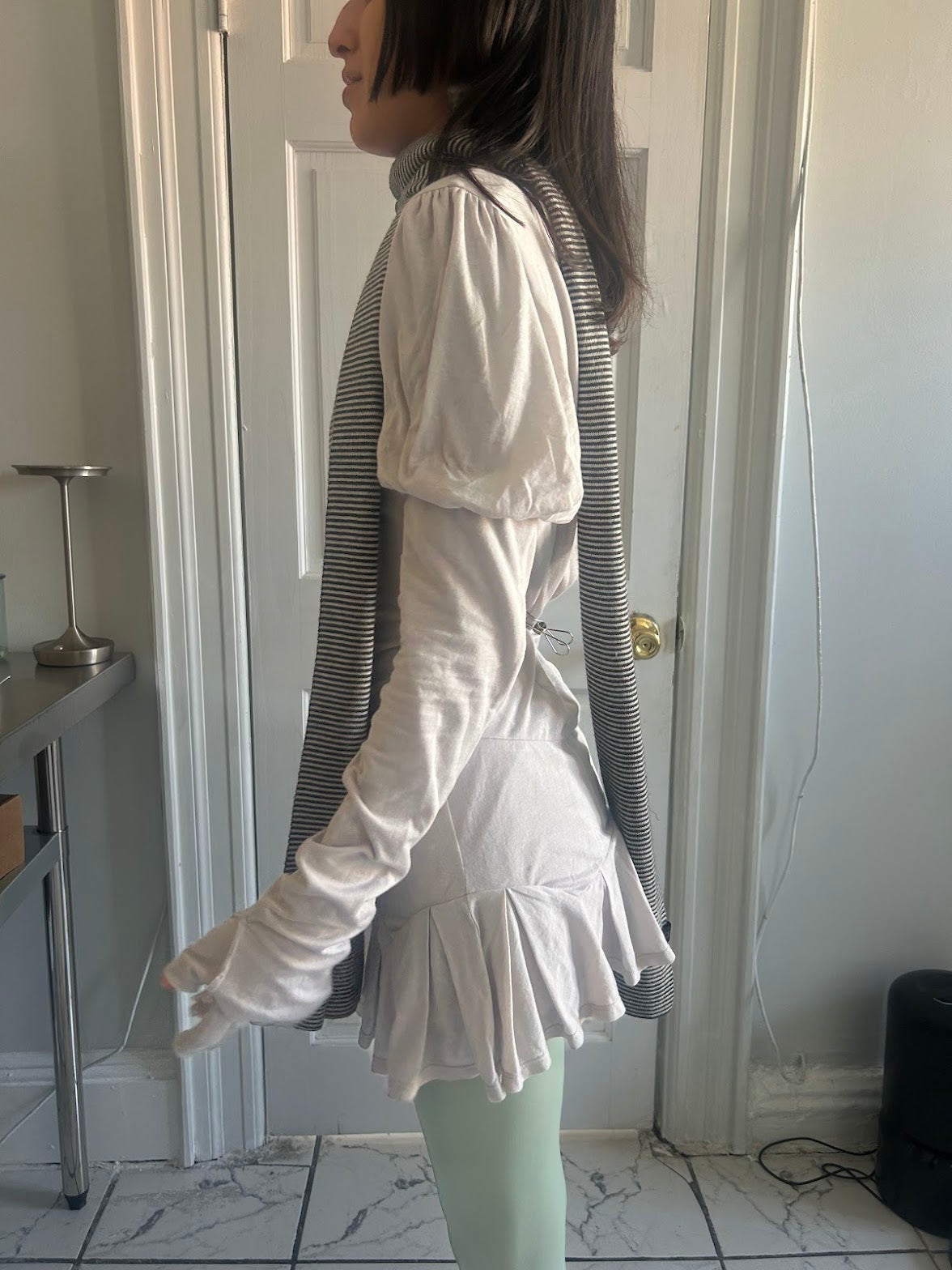 'off duty' drop waist dress