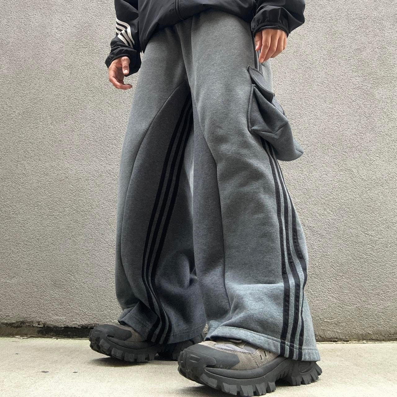 Wide Leg Track Pants