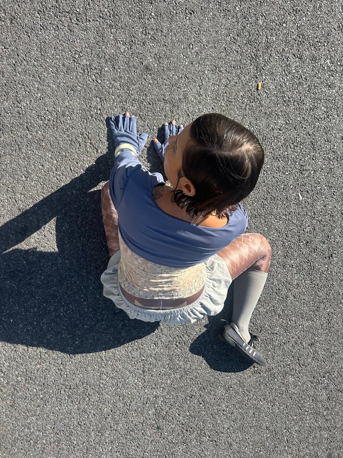 'star child' sheer tights