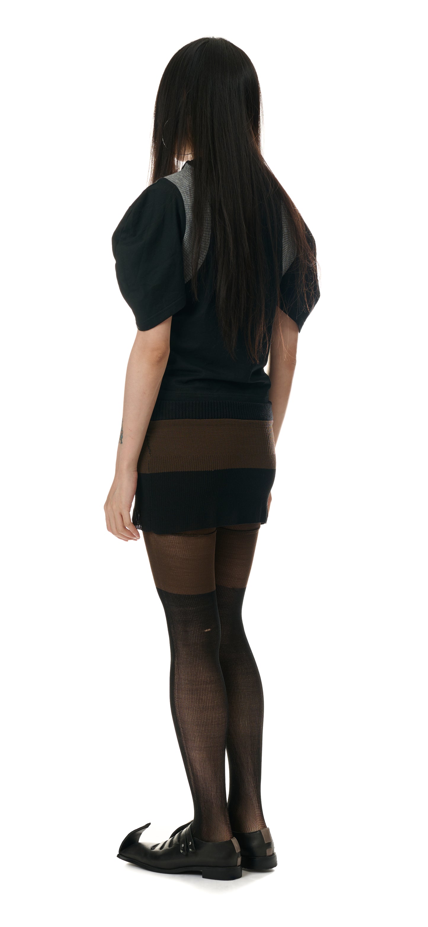 KNITTED TIGHTS WITH MINI SKIRT